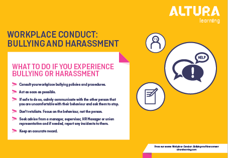 Workplace Conduct: Bullying and Harassment